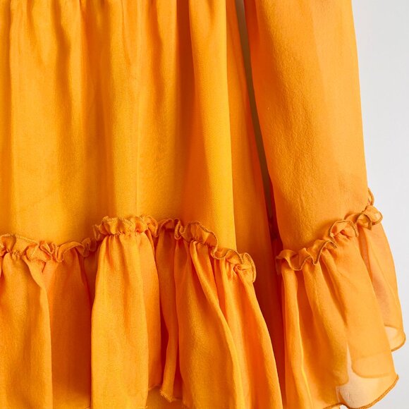 AMUR Odessa Maxi Dress in Marigold - Picture 5 of 5